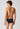 Back view of a men model wearing SK parisianbluestripes selection cotton Briefs 2 pack