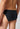 Close-up view of a men model wearing SK parisianbluestripes selection cotton Briefs 2 pack