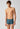 General view of a men model wearing SK parisianbluestripes selection cotton Trunks 2 pack