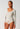 Front view of a women model wearing SK dune flowers cotton Shirt long sleeve