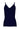 Back cutout view of SK cheeky navy microfibre Camisole remov. pads