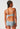 Back view of a women model wearing SK sterling blue cotton Soft bra remov. pads