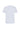 Back cutout view of SK white cotton Shirt short sleeve